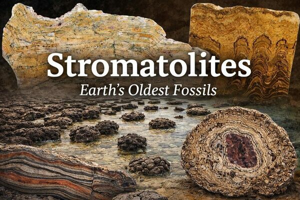 Explore stromatolites—layered fossils built by microbes that transformed Earth’s oceans and atmosphere and preserve the earliest evidence of life.
